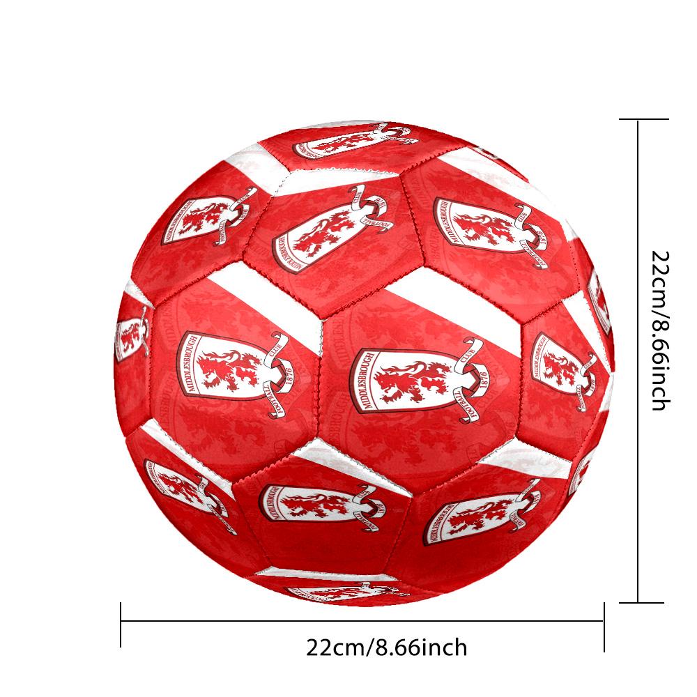 Football Club Emblem Printed Size 5 Soccer Balls, High-Quality, Anti-Slip, Protective Football, A Unique Gift , Birthdays, Christmas Gifts