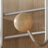 No-Punch Key Storage Rack Wall Mounted Clothes Coat Hooks Door Rear Hooks  Living Room