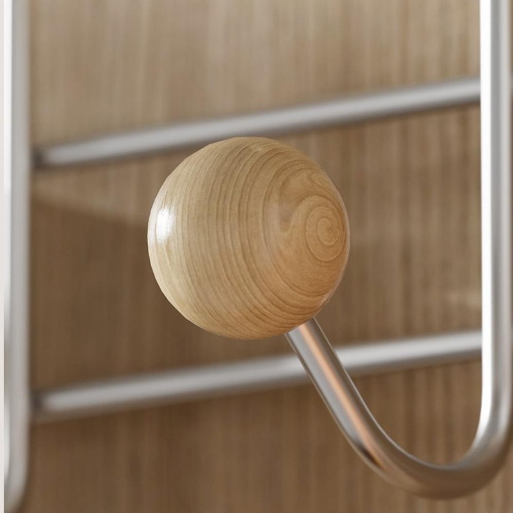 No-Punch Key Storage Rack Wall Mounted Clothes Coat Hooks Door Rear Hooks  Living Room