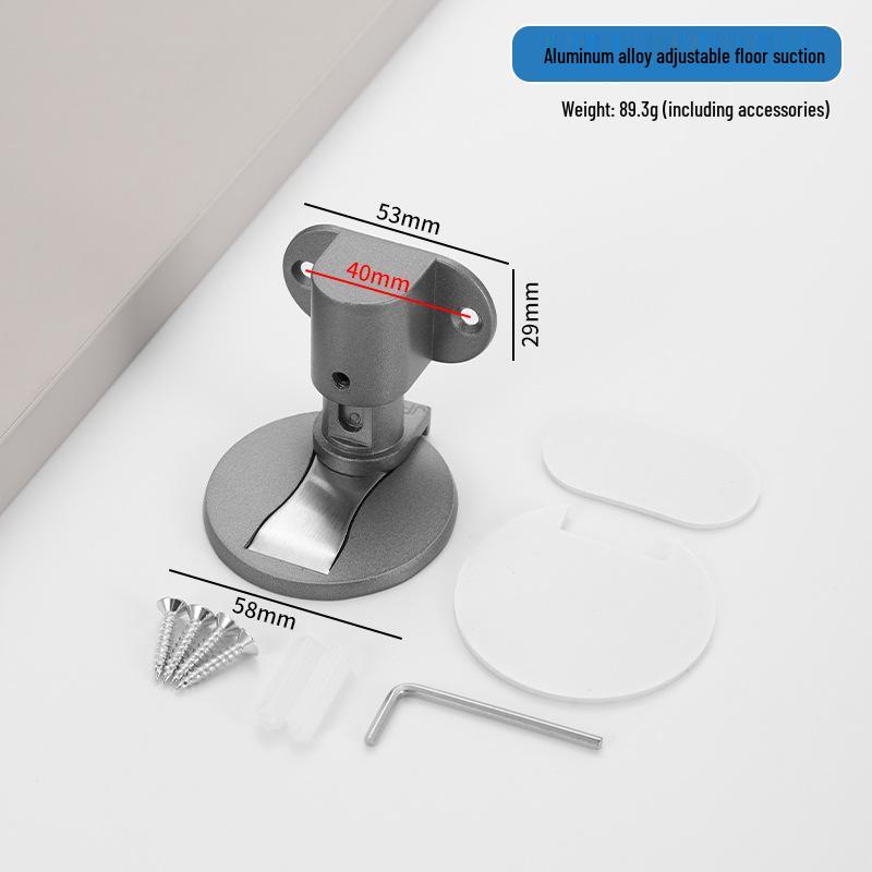 Invisible Adjustable Magnetic Floor Suction Door Stop - Silent, Anti-Collision, Hole-Free Design