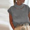Breathable Cotton Linen Blouse for Women Casual Hollow Top Stand Collar Lace Patchwork Solid Color Shirt