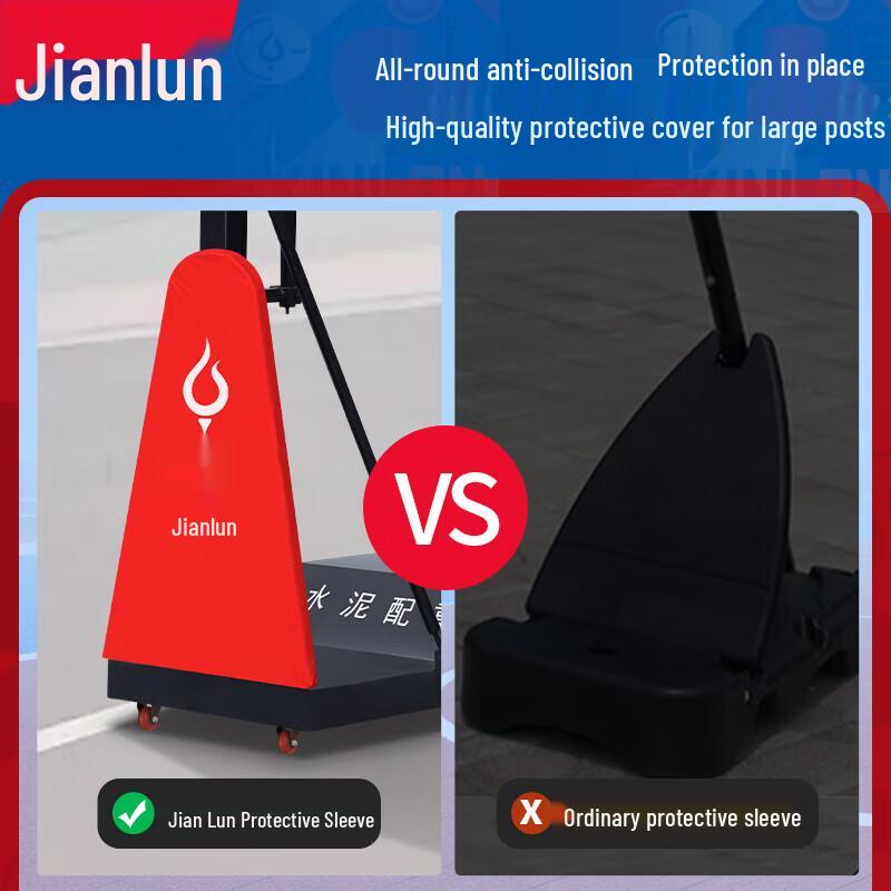JEEANLEAN Pro Mobile Height-Adjustable Basketball Hoop