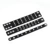 Spiked Studded Bracelet Black Leather Rivets Punk Bracelet Cuff Wrap Bangle Metal Snap Button Wristband for Men Women