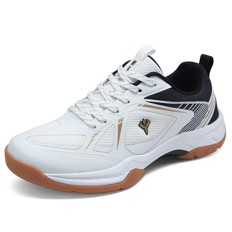 Мужская дышащая, антибактериальная обувь для бадминтона – износостойкая повседневная тренировочная и теннисная спортивная обувь 43