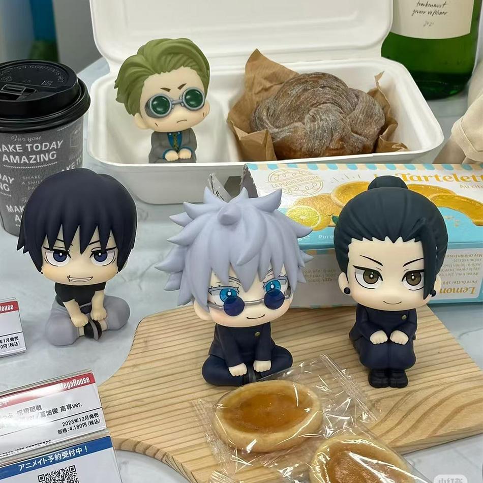 Q Version Jujutsu Kaisen Figures Cute Yuji Itadori Gojo Satoru Pvc Action Figures Anime Figure Model Toys Collection Doll Gift