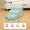 Dog Stairs Ramp for Bed 3/4-Step Dog Steps for High Bed & Couch Pet Steps for Small Dogs Cats Non-Slip Balanced Dog Indoor Ramp