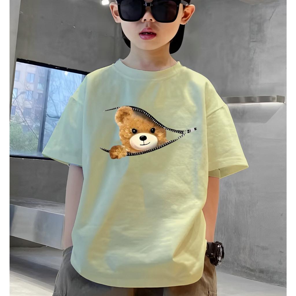 Children's casual T-shirt, fashionable children's printed T-shirt