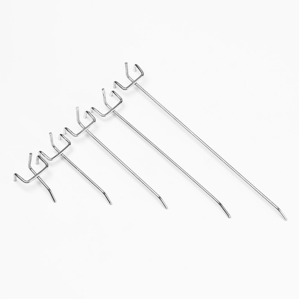 5Pcs Convenient Mesh Perforated Holder Panel Storage Racks Display Hooks Goods Shelf Retail Shop Peg
