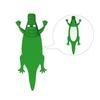 AQUALOACH Flat Crocodile 3D Perfect for Reading Bookmark, Design,