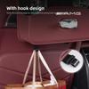 Car Seat Back Storage Box Multi-Functional Tissue Box Cup Holder Hook Storage Box Accessories Car Decal For Mercedes Benz AMG W2