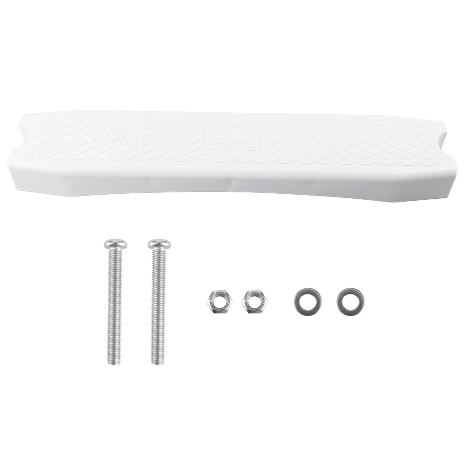 Konnwei Unisex Kids White Nonslip Plastic Ladder Pedal Replacement Accessory For Hot Spring Spa Swimming Pool