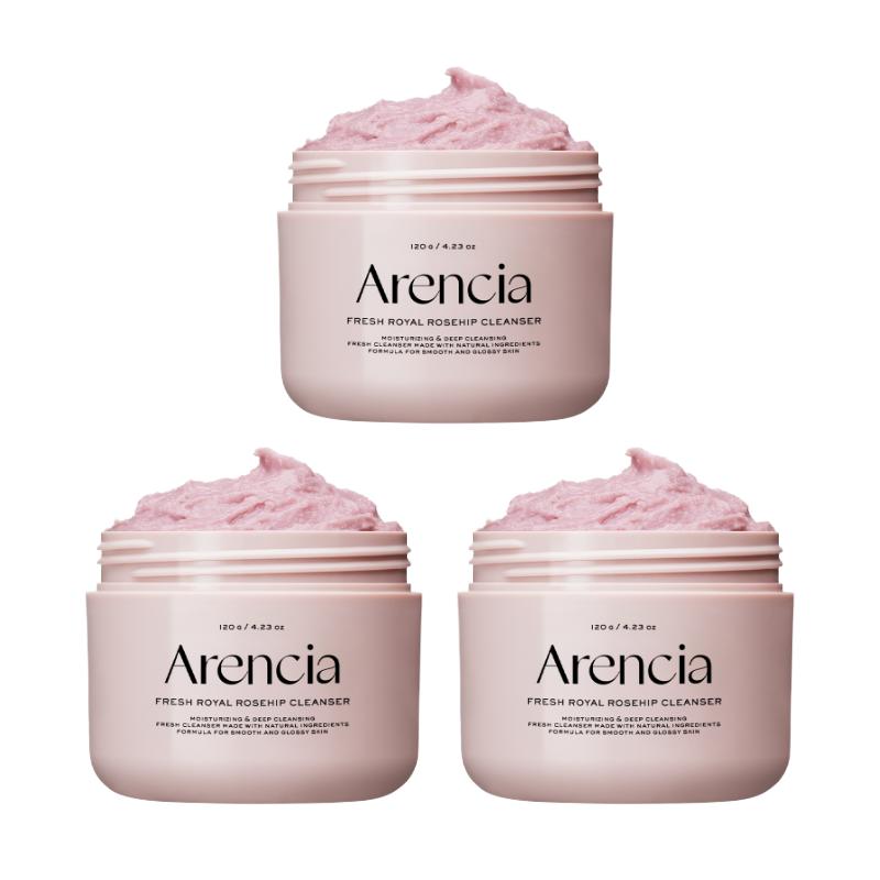 Arencia Rice Cake Fresh Cleanser 120g (Green, Rosehip, Blue Hyssop) (9 Options)