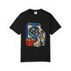Moon Phase Washing Machine Graphic T-Shirt Black Front Print Comfort Colors 1717