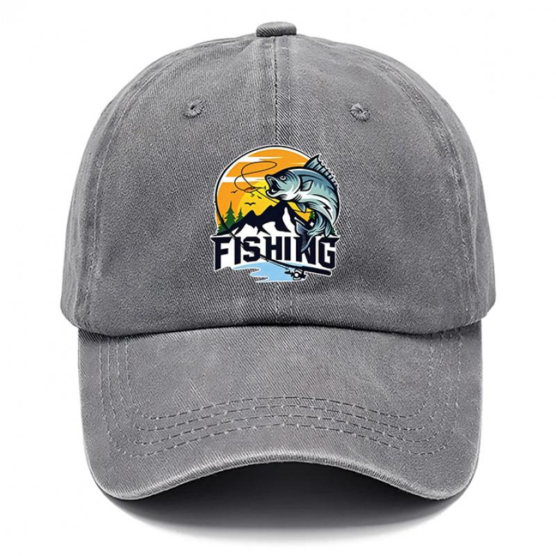 pc Adjustable Hook Loop Baseball for Men Women Breathable Outdoor Fishing Hat with HookandLoop Closure Unisex Dad Suit