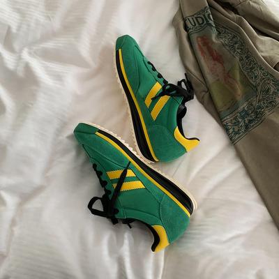 Lace-up Matte Leather German Training Shoes Women's 2025 New Summer Thick-soled Heightening Retro Sports and Leisure Forrest Gump Board Shoes