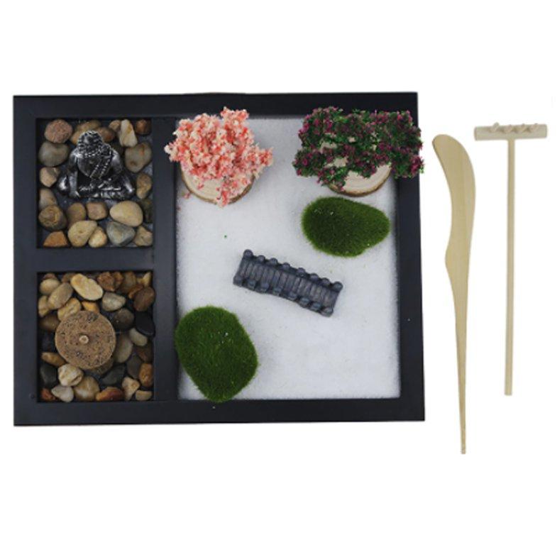 P Japanese Zen Sand Garden Tabletop Mini Kit Home Office Decor For Concentration Relaxation Tation At Affordable S Free Real Reviews With Photos Joom P Japanese Zen Sand Garden, Mini Zen Garden Decor