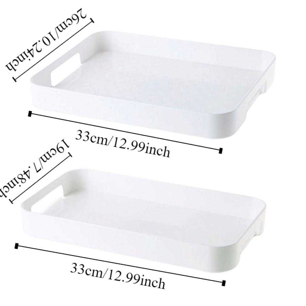 Multi-Purpose Serving Platter Easy-to-Clean Decorative Tray Breakfast Bread Plate  Dessert Serving