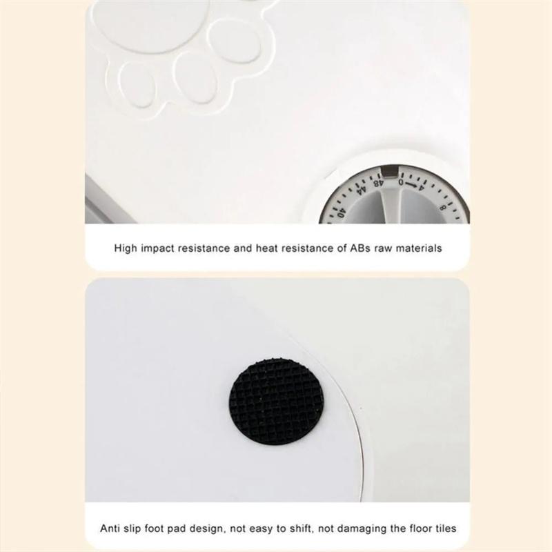 Automatic Pet Feeder For Cats And Small Dogs Dry Or Semi-Moist Pet Food Dispenser With 48-Hour Timer For Puppy Kitten Home Use