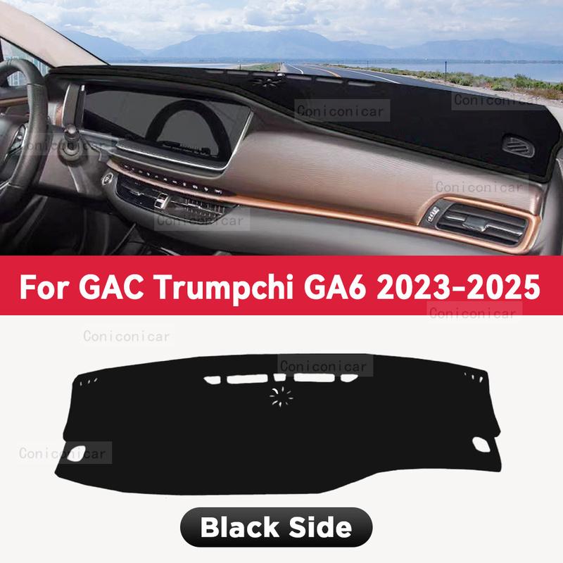 For GAC Trumpchi GA6 -2025 Car Dashboard Avoid Light Pad trument Platform Desk Cover Mats Carpets Anti-UV Accessories