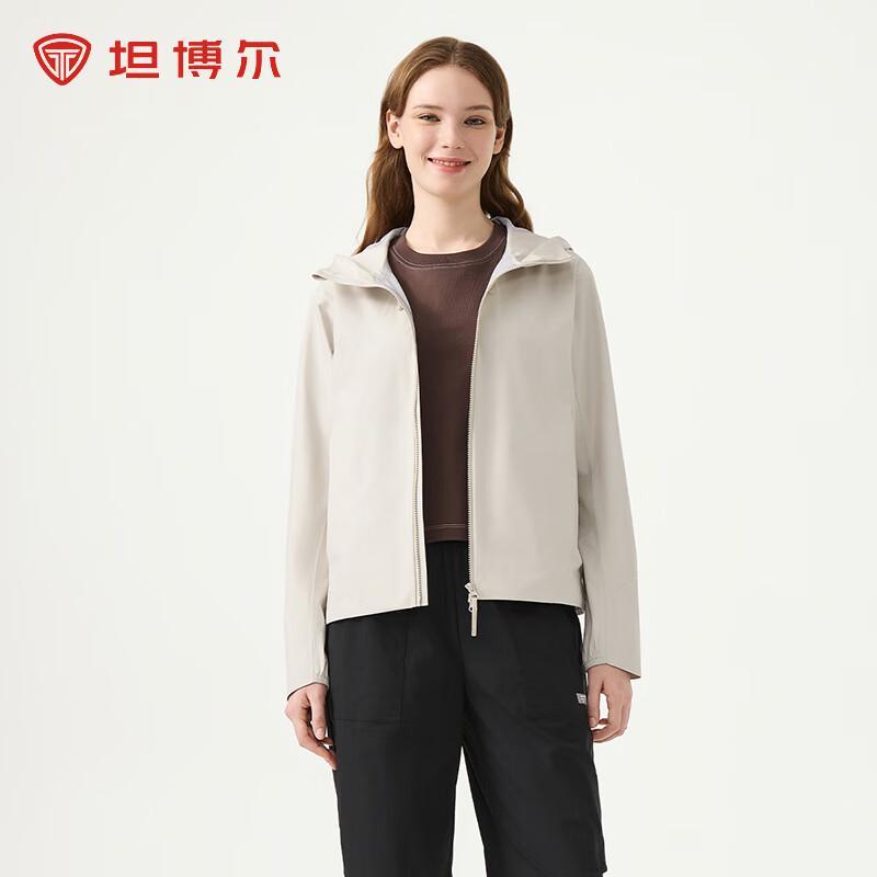 Tamboer Women's Hooded Short Outdoor Protective Jacket TB5162752A