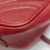 [Pre-Owned] Gucci GG Marmont Small Matelassé Shoulder Bag 'Red' - Good #44IV2R