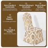 Removable Decorative Slipcovers Bronzing Gold Elastic Chair Cover Decor Chair Covers  Wedding