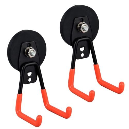 

Magnetic Hooks, Strong Magnetic Hooks, Wall Mountable, Scratch-Resistant, Non-Slip, Waterproof, Rust-Resistant, Ideal for Home Storage, Garden Tools,