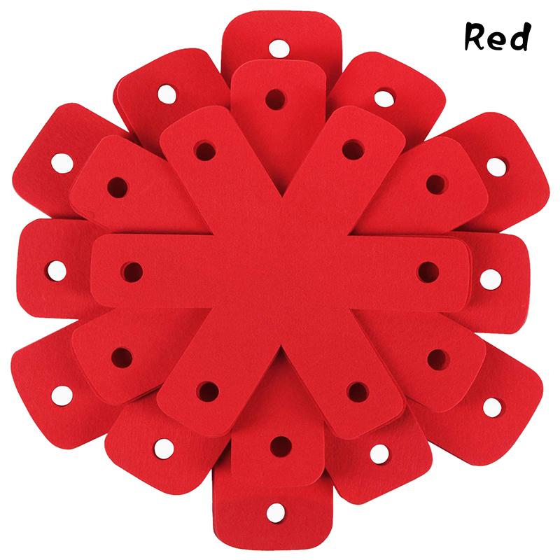 12 Stück Topf Pfannen Schutzpolster 10''/12''/14''/16'' Größere Dickere Blätter Pfanne Topf Trennpolster Outdoor Geschirr