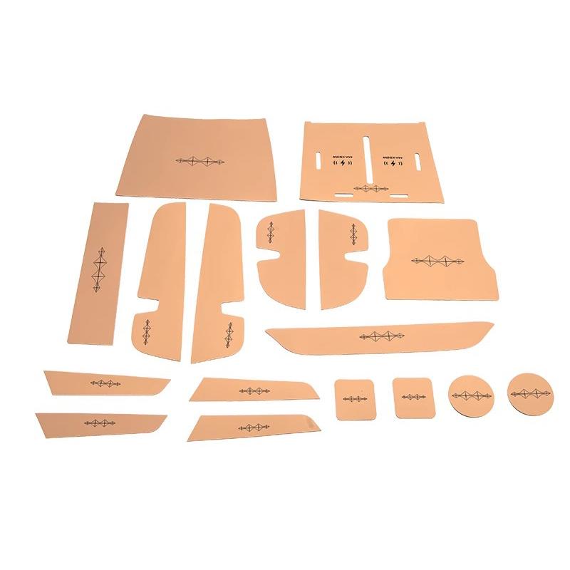 For BYD Leopard 8 Denza B8 2025+ Car Interior Anti-slip Mat Cup Slot Mat Coaster Door Seam Mat Auto Inner Car Accessories