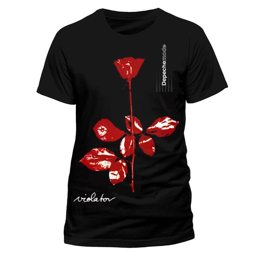 Depeche Fashion Violator Album Cover Rock Official Men T-Shirt Men-