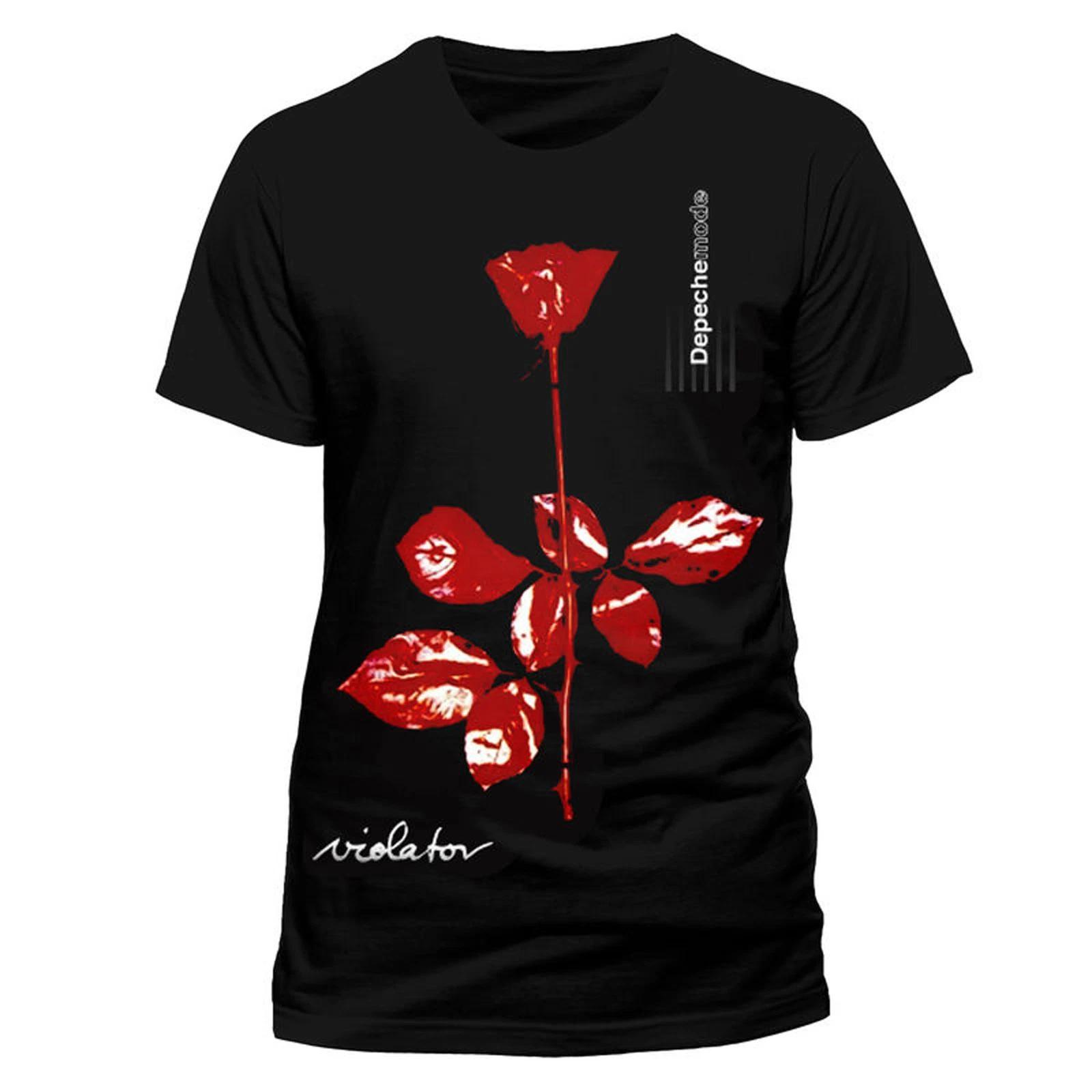 

Depeche Fashion Violator Album Cover Rock Official Men T-Shirt Men- S