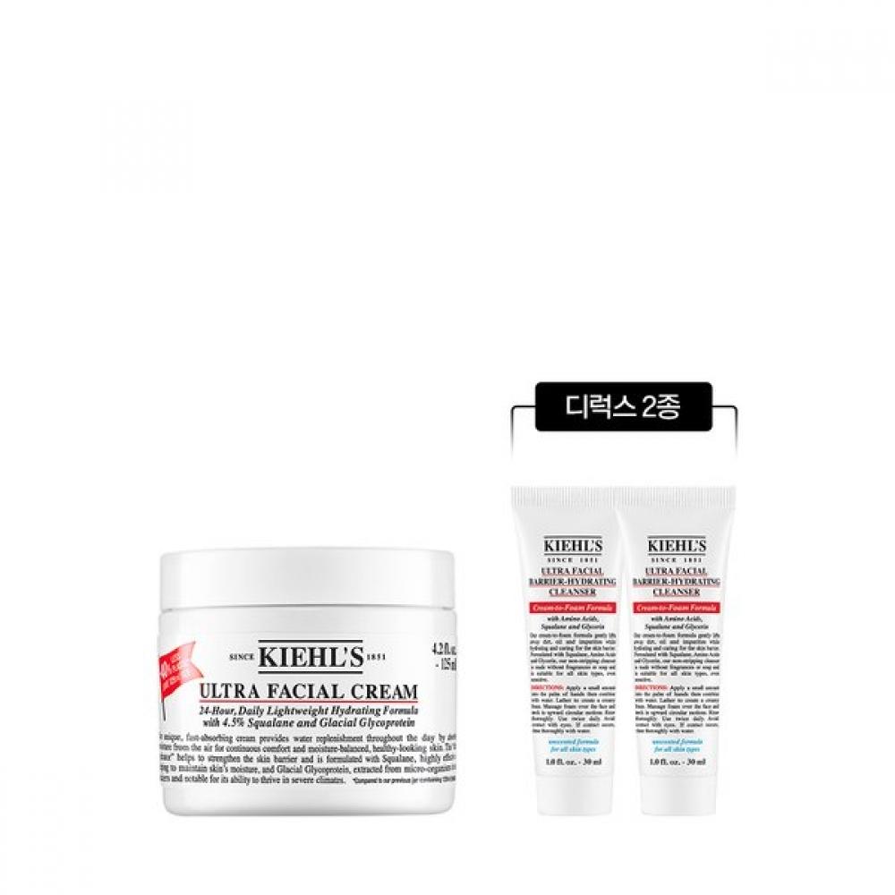 Kiehl S Ultra Facial Cream Set 125ml +deluxe 2 itemS Single option