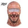 Group Photo Props Funny Realistic Face Ski Mask, Breathable Acrylic And Modal Full Winter Adventure Gear Balaclava, Windproof Headgear for Outdoor