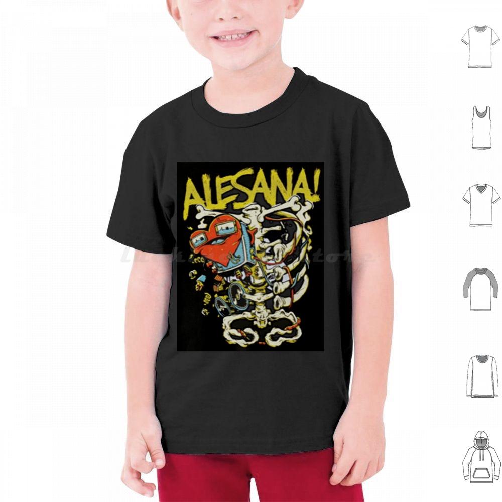 Alesana 12 T-Shirt Große Größe 100% Baumwolle Alesana Skelett Herz Szene Emo Scenemo Punk Band Post-Hardcore Hardcore Goth Gothic