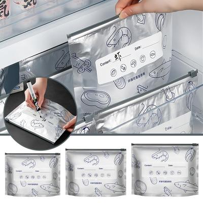Aluminum Foil Food Bag 10/30PCS Reusable Leakproof Bag Stand Fresh-keeping Safe Bag Fresh Kitch Q8V2