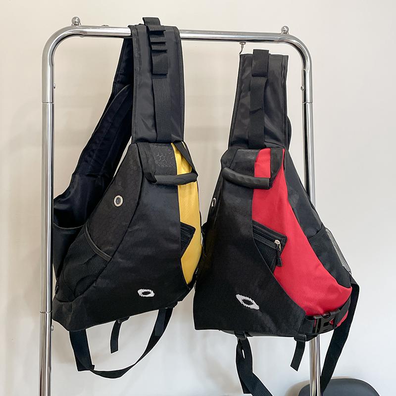 Torba piersiowa o dużej pojemności, torba crossbody na bok pleców o dużej pojemności, wiele kieszeni, odpowiednia do sportów na świeżym powietrzu, podróży i cyk