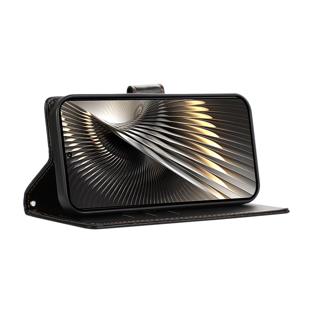 DF-06 For Xiaomi 15 Ultra Phone Case Line Imprint Leather Wallet Cover