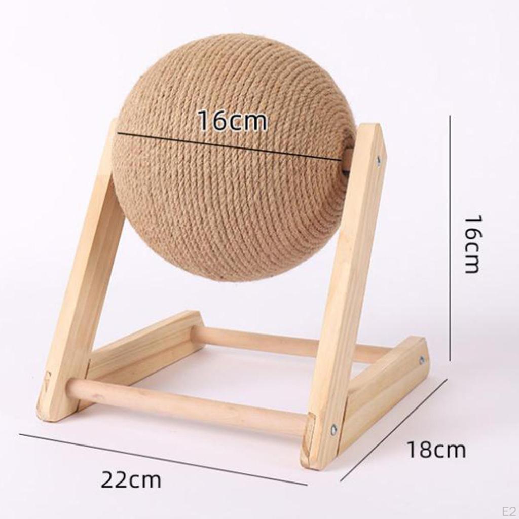 Cat Scratch Toy, Interactive Pet Scratching Post, Ball, Toys, Sisal Rope Ball for