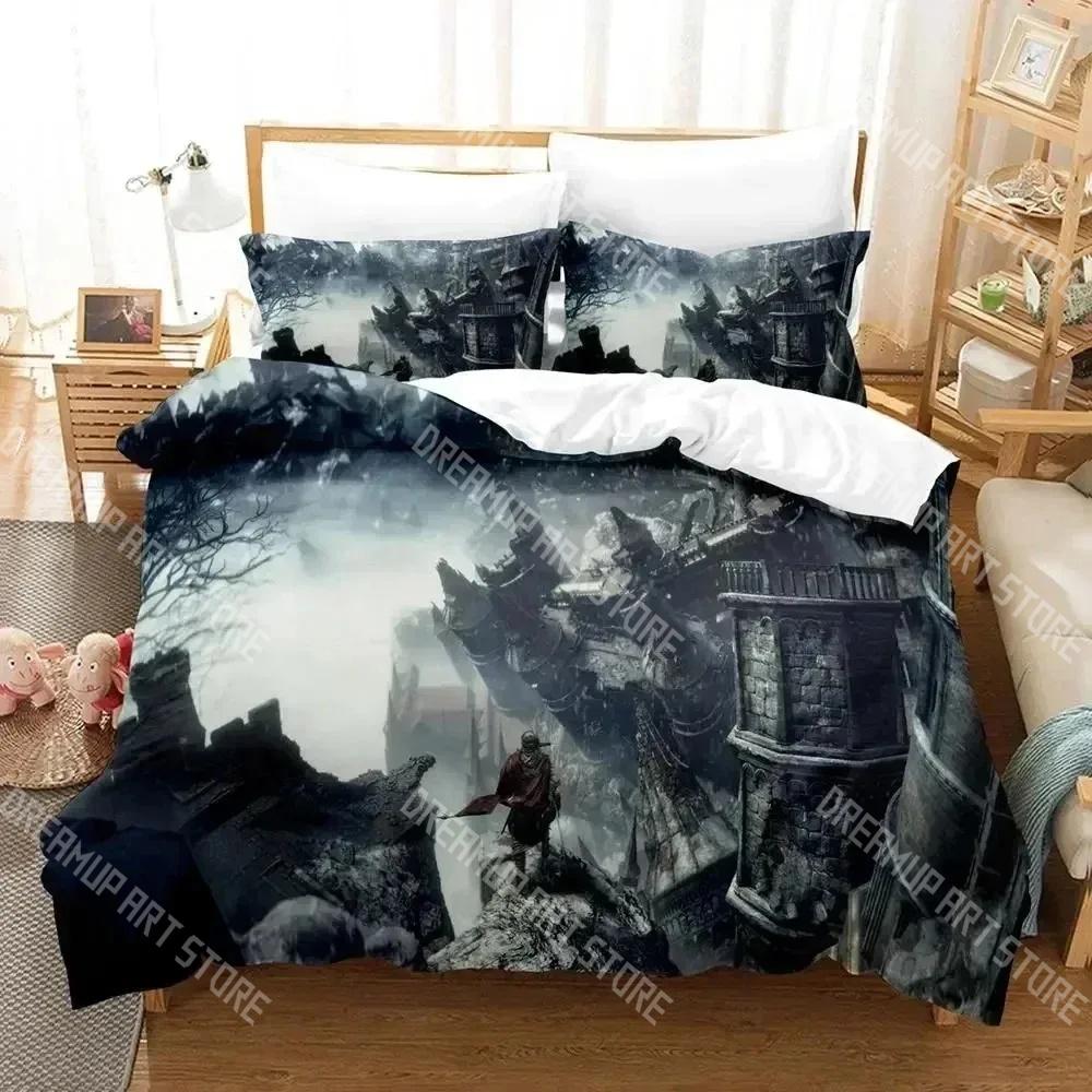 Fashion Dark SoulS Game Bedding Set Single Twin Full Queen King Size Bed Set Kids Bedroom Duvetcover Sets Bed Sheet Set