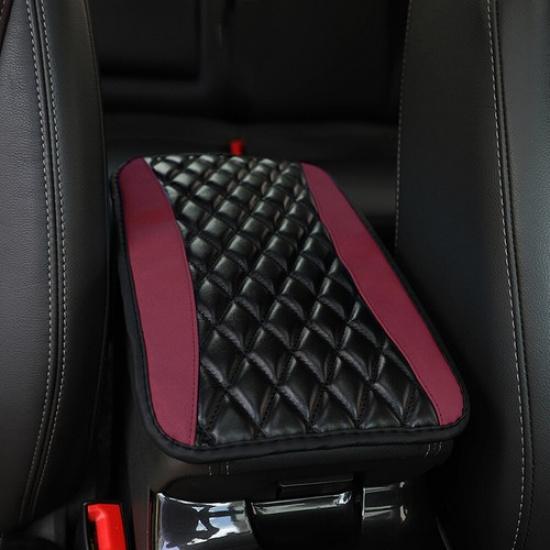 Car Armrest Pads Cover Center Console Box PU Leather Cushion Mats Accessories