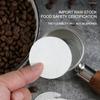 Kávové filtrační papíry 51mm 53mm 58mm Kulaté Jednorázové Sekundární Filtrační Papíry Espresso Portafilter Příslušenství Baristické Nástroje