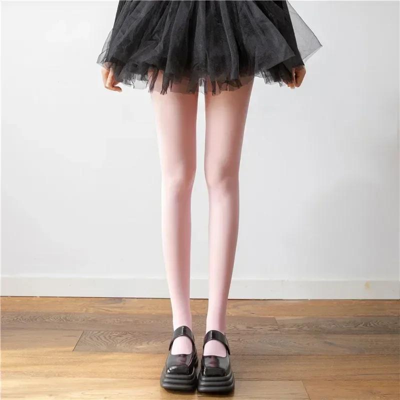 Women's Tights Slim Stockings Pantyhose Super Elastic Large Size Leggings Red Women's Media Sexy Tights Spring Autumn Winter