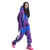 Damen Skianzug Einteiler Schneeanzüge Overalls Winter Wasserdicht Isoliert Snowboardanzüge für Damen Winddicht Wintersport Skianzüge