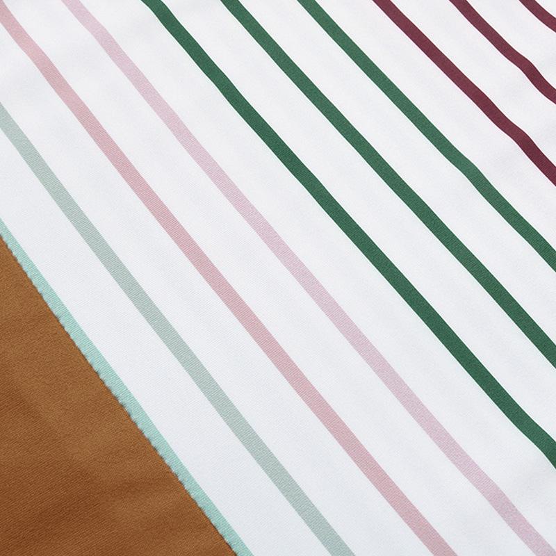Yiyi 2025 Women's Summer Striped Color Block Sleeveless Casual Vest