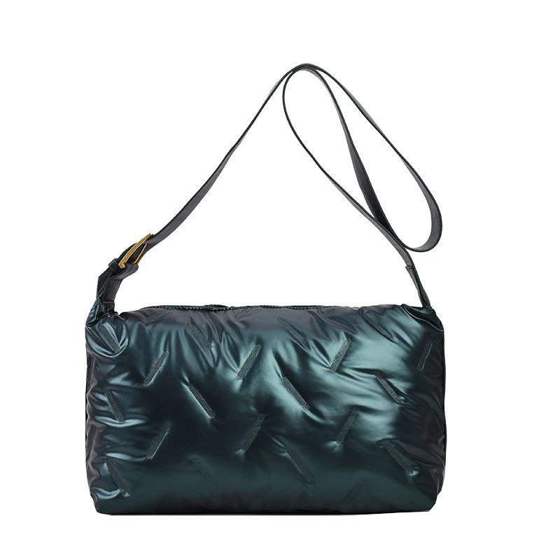 

Женская легкая сумка из искусственной кожи, сумка через плечо, однотонная сумка через плечо зелёный