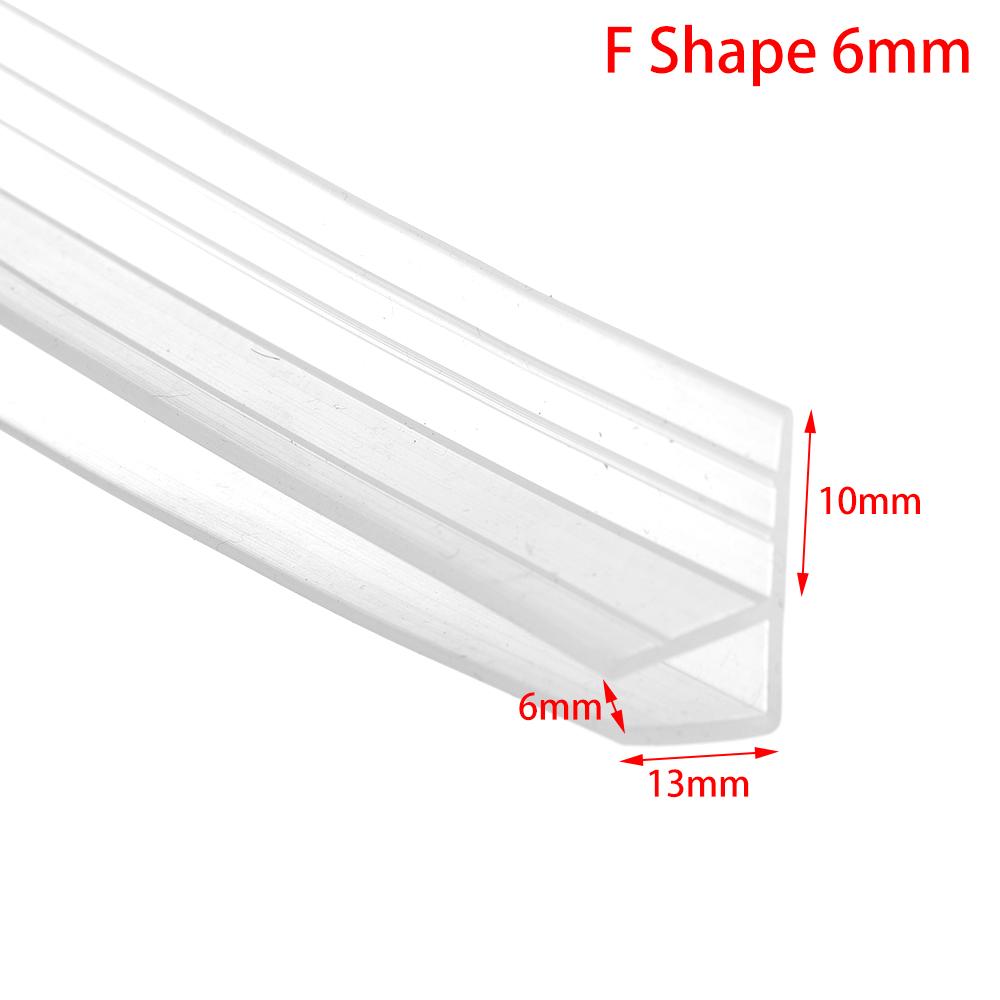 1M 6-12мм Силиконовая резина Уплотнительная лента для оконного стекла F U h-образная Уплотнительные ленты для стеклянных дверей Уплотнительная лента для двери душевой кабины