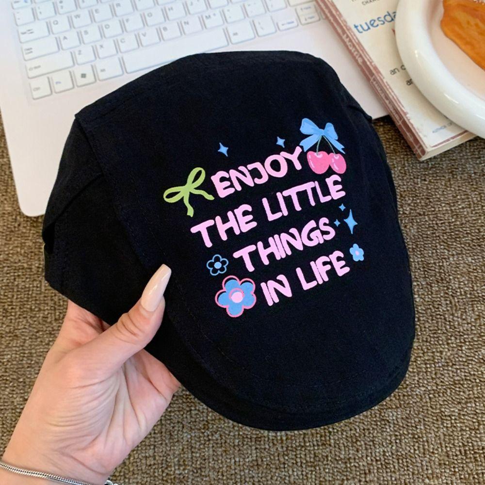 Vintage Graffiti Forward Hat Embroidey Painter Hat Casual Artist Hat  Outdoor