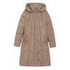 Women's Korean Style Mid-Length Cotton Coat with Detachable Hood - Loose Fit, Slimming, and Cold-Proof Winter Outerwear.