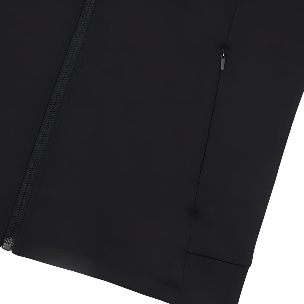 Fila Solid Color Fitted Long Sleeve Jacket Women Jackets Black FS2FTF3251F-BLK