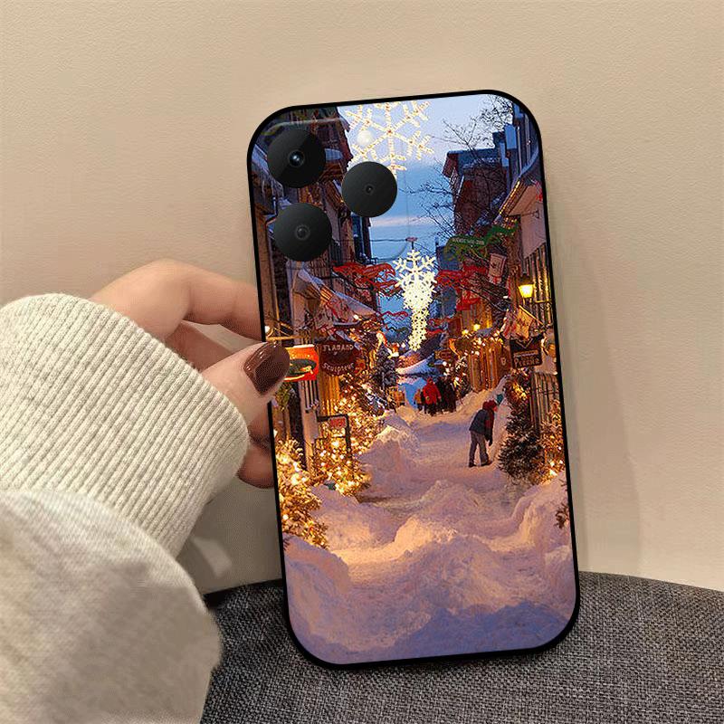 Christmas Case For Realme 14 13 15 Pro Plus 14X 15T 14T Funda Fashion Soft Silicone TPU Phone Cover For Realme 14 Pro Lite Coque